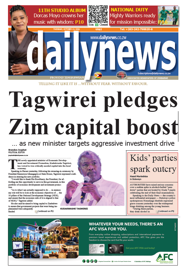 Tuesday 13 October 2026